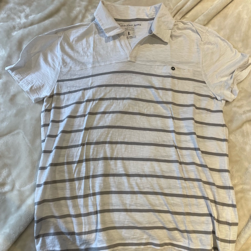 Mens Calvin Klein jeans polo